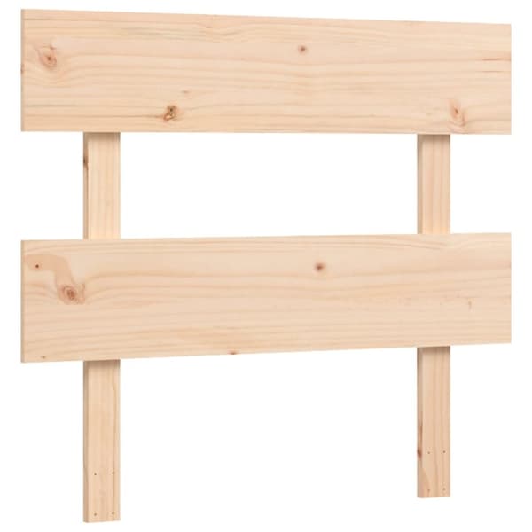The Living Store sengeramme med sengegavl 90x200 cm massivt træ -  Senge & sengeramme