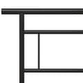 Miniatyrbillede 6 af 7: The Living Store sengestel 140x200 cm metal sort -  Senge & sengeramme