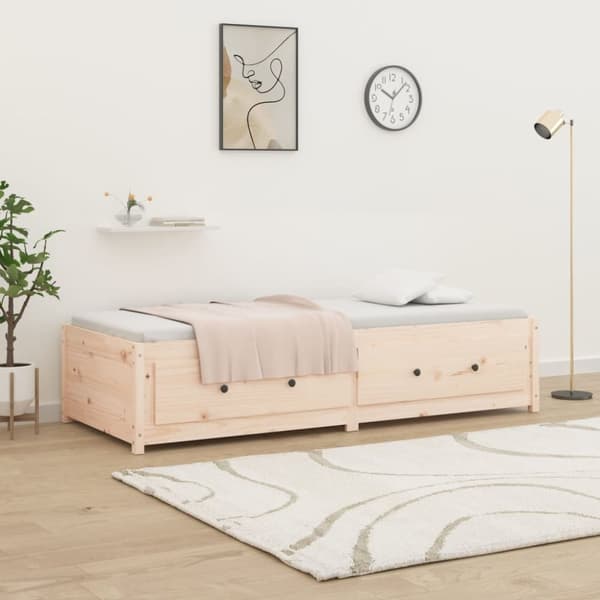 The Living Store daybed 90x200 cm massivt fyrretræ - Senge & sengeramme
