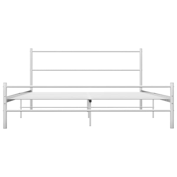 The Living Store sengestel 120 x 200 cm metal hvid - Senge & sengeramme