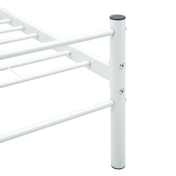 The Living Store sengestel 120 x 200 cm metal hvid - Senge & sengeramme