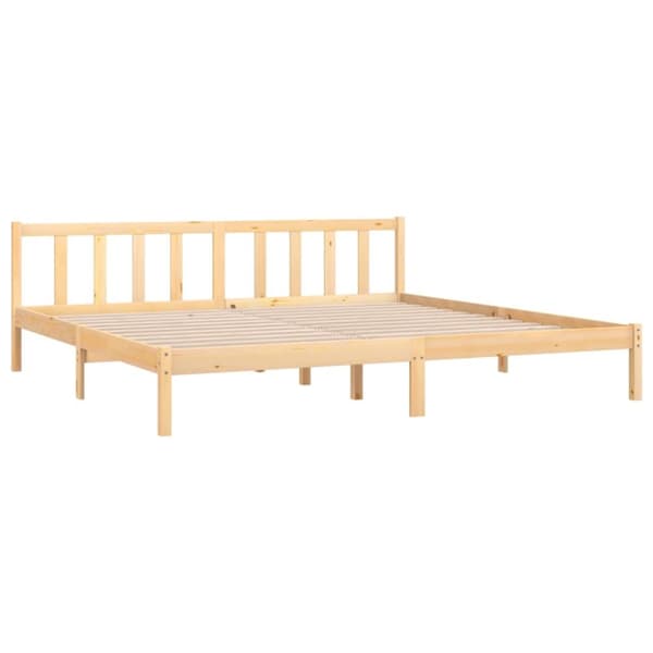 The Living Store sengeramme 180x200 cm massivt fyrretræ -  Senge & sengeramme