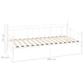 Miniatyrbillede 9 af 9: The Living Store stel til daybed 90x200 cm metal hvid -  Senge & sengeramme