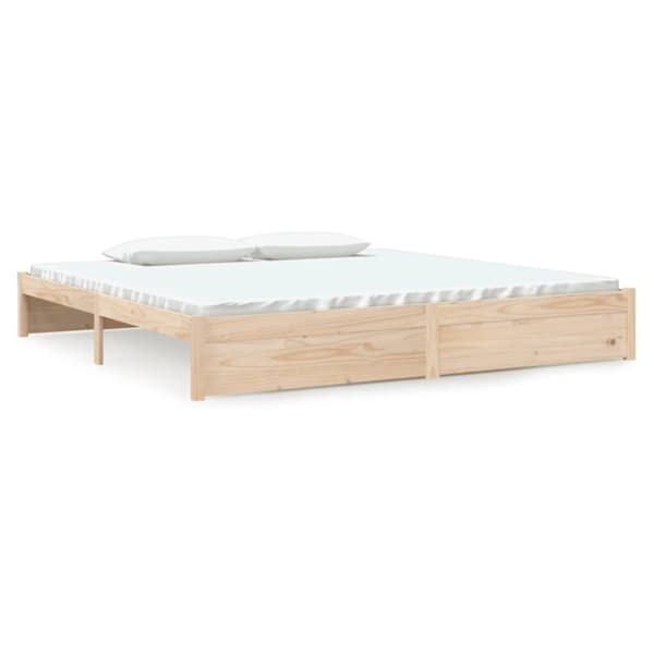 The Living Store sengeramme 200x200 cm massivt træ - Senge & sengeramme