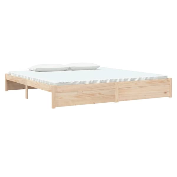 The Living Store sengeramme 200x200 cm massivt træ - Senge & sengeramme