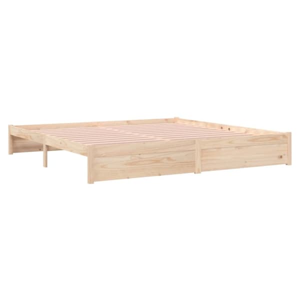 The Living Store sengeramme 200x200 cm massivt træ - Senge & sengeramme