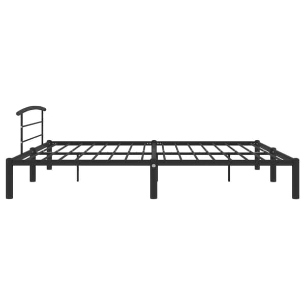The Living Store Sängynrunko musta metalli 200x200 cm - Sängyt & sängynrungot