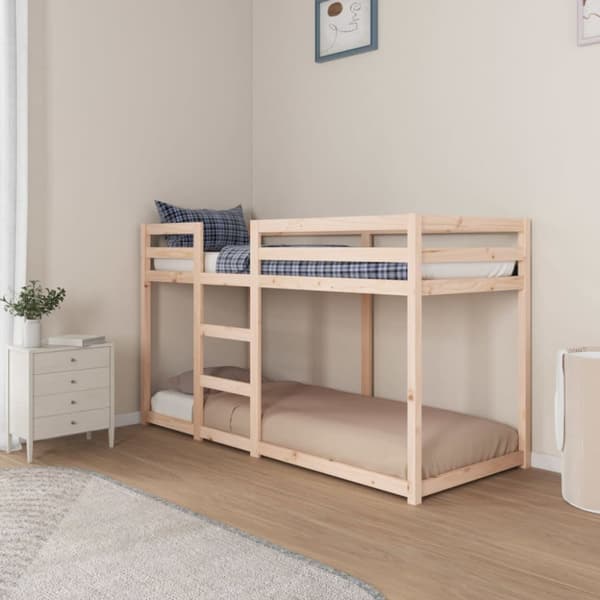 The Living Store køjeseng 75x190 cm massivt fyrretræ -  Senge & sengeramme