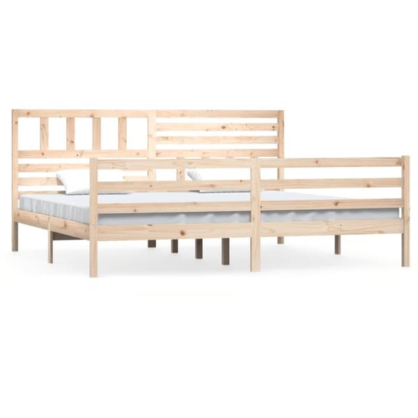 The Living Store sengeramme 200x200 cm massivt træ - Senge & sengeramme