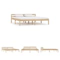 Miniatyrbillede 1 af 8: The Living Store sengestel massivt fyrretræ 160 x 200 cm -  Senge & sengeramme