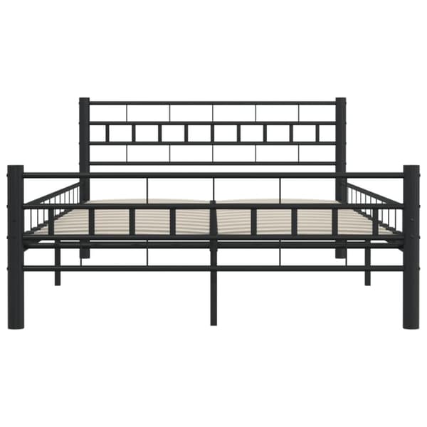 The Living Store sengestel 120 x 200 cm stål sort -  Senge & sengeramme