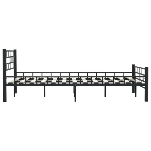 The Living Store sengestel 120 x 200 cm stål sort -  Senge & sengeramme