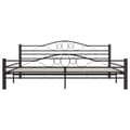 Miniatyrbillede 6 af 11: The Living Store sengestel 200 x 200 cm metal sort -  Senge & sengeramme