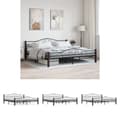 Miniatyrbillede 1 af 11: The Living Store sengestel 200 x 200 cm metal sort -  Senge & sengeramme