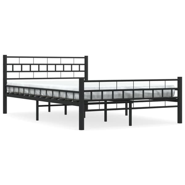 The Living Store sengestel 140 x 200 cm stål sort - Senge & sengeramme