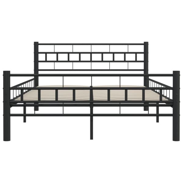 The Living Store sengestel 140 x 200 cm stål sort - Senge & sengeramme