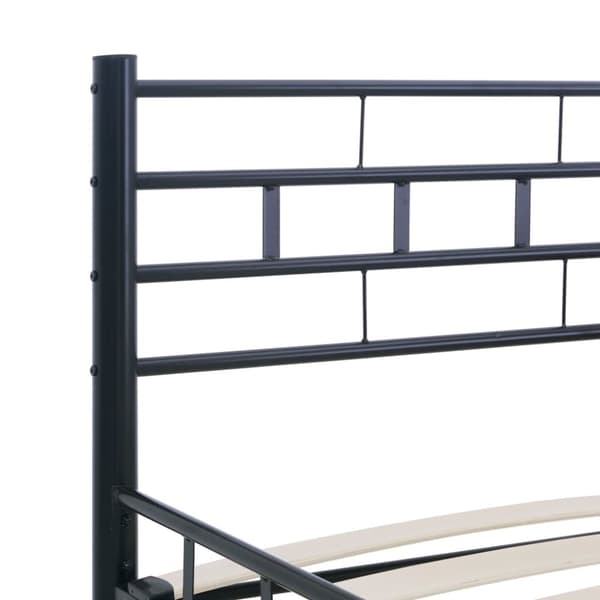 The Living Store sengestel 140 x 200 cm stål sort -  Senge & sengeramme