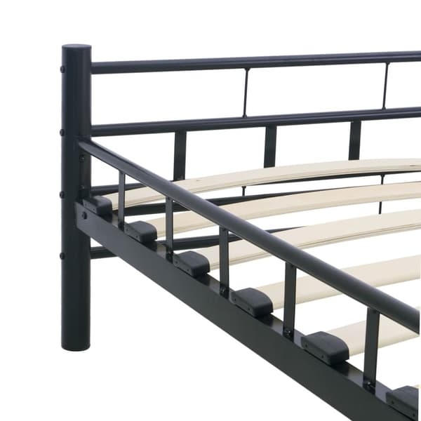 The Living Store sengestel 140 x 200 cm stål sort -  Senge & sengeramme
