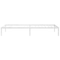 Miniatyrbillede 7 af 8: The Living Store sengeramme 80x200 cm metal hvid -  Senge & sengeramme