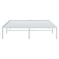 Miniatyrbillede 6 af 9: The Living Store sengeramme 140x200 cm metal hvid -  Senge & sengeramme