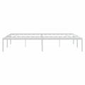 Miniatyrbillede 7 af 9: The Living Store sengeramme 140x200 cm metal hvid -  Senge & sengeramme