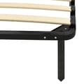 Miniatyrbillede 7 af 8: The Living Store sengestel 140x200 cm metal sort -  Senge & sengeramme