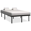 Miniatyrbillede 2 af 8: The Living Store sengestel 140x200 cm metal sort -  Senge & sengeramme