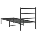 Pikkukuva 8 / 11: The Living Store Metallinen sängynrunko päädyllä musta 75x190 cm -  Sängyt & sängynrungot