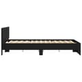 Miniatyrbillede 7 af 11: The Living Store sengeramme med sengegavl 140x190 cm sort -  Senge & sengeramme