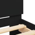 Miniatyrbillede 9 af 11: The Living Store sengeramme med sengegavl 140x190 cm sort -  Senge & sengeramme