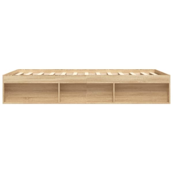 The Living Store sengeramme 140x190 cm sonoma-eg - Senge & sengeramme