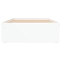 Miniatyrbillede 7 af 11: The Living Store sengeramme 90x190 cm hvid -  Senge & sengeramme