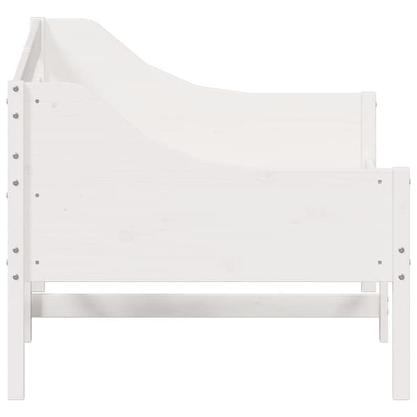 The Living Store daybed 80x200 cm massivt fyrretræ hvid - Senge & sengeramme