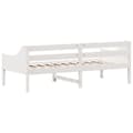 Miniatyrbillede 7 af 10: The Living Store daybed 80x200 cm massivt fyrretræ hvid -  Senge & sengeramme