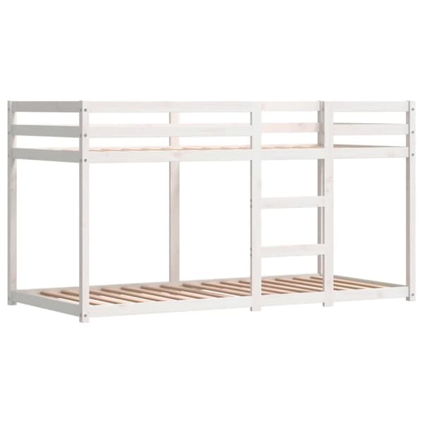 The Living Store Parvisänky verhoilla pinkki 75x190 cm täysi mänty -  Sängyt & sängynrungot