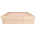 Miniatyrbillede 8 af 11: The Living Store sengeramme med LED-lys 100x200 cm massivt træ -  Senge & sengeramme