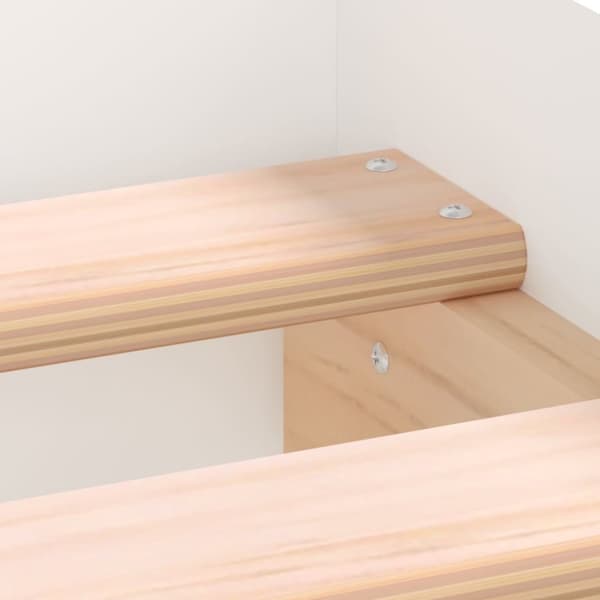 The Living Store sengeramme med sengegavl og fodgærde 100x200 cm hvid -  Senge & sengeramme