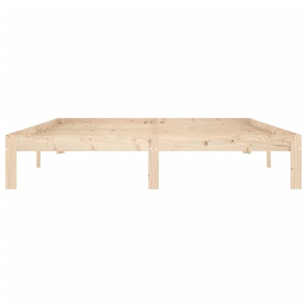 The Living Store sengeramme 160x200 cm massivt fyrretræ - Senge & sengeramme