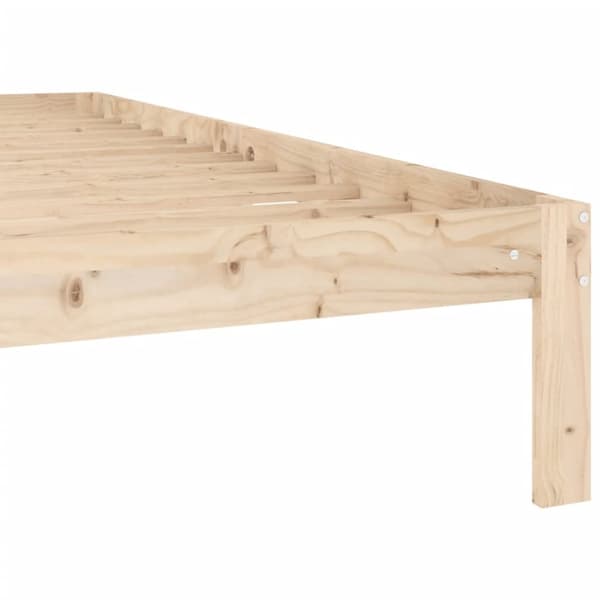 The Living Store sengeramme 160x200 cm massivt fyrretræ - Senge & sengeramme