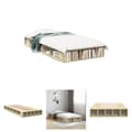 Miniatyrbillede 1 af 11: The Living Store sengeramme 100x200 cm konstrueret træ sonoma-eg -  Senge & sengeramme