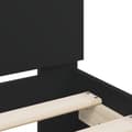 Miniatyrbillede 11 af 11: The Living Store sengeramme med sengegavl og LED-lys 180x200 cm sort -  Senge & sengeramme