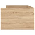 Miniatyrbillede 8 af 11: The Living Store sengeramme med skuffer 100x200 cm sonoma-eg -  Senge & sengeramme