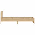 Miniatyrbillede 9 af 11: The Living Store sengeramme med sengegavl og LED-lys 90x200 cm sonoma-eg -  Senge & sengeramme