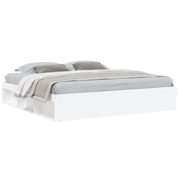 The Living Store sengeramme 200x200 cm hvid - Senge & sengeramme