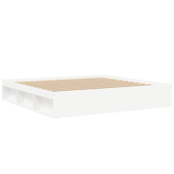 The Living Store sengeramme 200x200 cm hvid - Senge & sengeramme