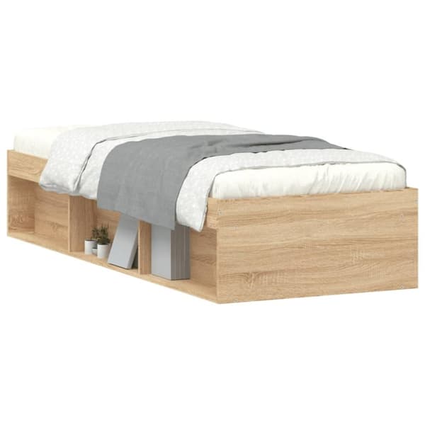 The Living Store sengeramme 75x190 cm sonoma-eg - Senge & sengeramme