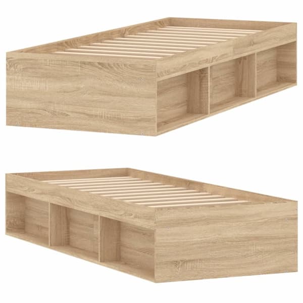 The Living Store sengeramme 75x190 cm sonoma-eg - Senge & sengeramme