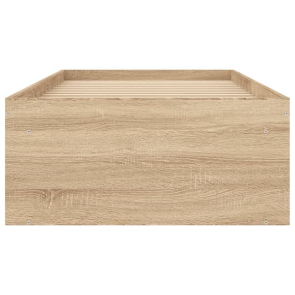 The Living Store sengeramme 75x190 cm sonoma-eg - Senge & sengeramme