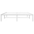Miniatyrbillede 6 af 10: The Living Store sengeramme 140x200 cm metal hvid -  Senge & sengeramme