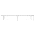Miniatyrbillede 7 af 10: The Living Store sengeramme 140x200 cm metal hvid -  Senge & sengeramme